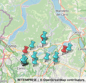 Mappa Via Cavriola, 22037 Ponte Lambro CO, Italia (8.39813)