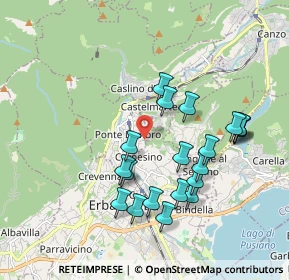 Mappa Via Cavriola, 22037 Ponte Lambro CO, Italia (1.805)