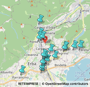 Mappa Via Cavriola, 22037 Ponte Lambro CO, Italia (1.75353)