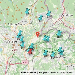 Mappa Largo Lanfranco da Ligurno, 21050 Cantello VA, Italia (4.496)