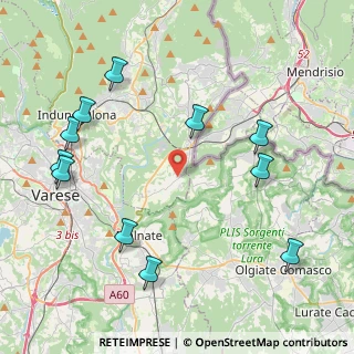 Mappa Largo Lanfranco da Ligurno, 21050 Cantello VA, Italia (4.96182)
