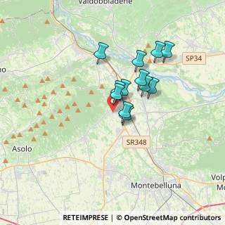 Mappa Via Cima da Conegliano, 31041 Cornuda TV, Italia (2.495)