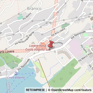 Mappa Via Nazionale, 37, 24062 Costa Volpino, Bergamo (Lombardia)