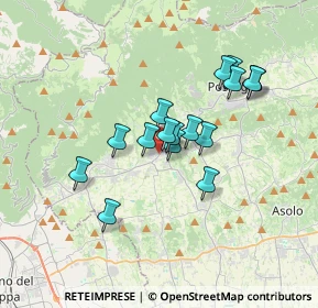 Mappa Via Antonio Canova, 31017 Crespano del Grappa TV, Italia (2.7325)