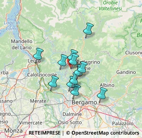 Mappa Via Libertà, 24012 Val Brembilla BG, Italia (9.26917)