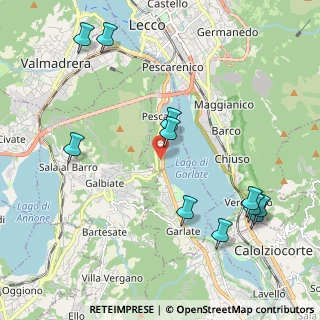 Mappa Piazza Riva Don Giovanni, 23855 Pescate LC, Italia (2.42091)
