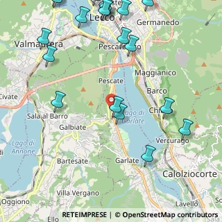 Mappa Piazza Riva Don Giovanni, 23855 Pescate LC, Italia (2.994)