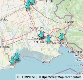 Mappa Via L. Chiozza, 33052 Cervignano del Friuli UD, Italia (22.79471)
