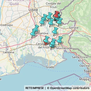 Mappa Via L. Chiozza, 33052 Cervignano del Friuli UD, Italia (14.4785)
