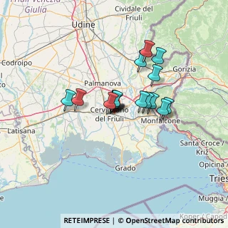 Mappa Via L. Chiozza, 33052 Cervignano del Friuli UD, Italia (8.89235)