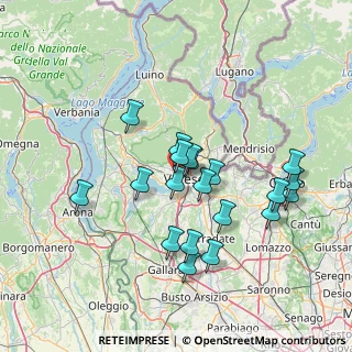 Mappa Via Manara Luciano, 21100 Varese VA, Italia (13.094)