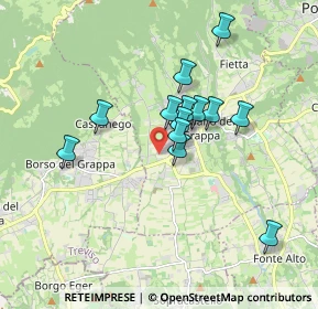 Mappa Via Aldo Moro, 31017 Crespano del Grappa TV, Italia (1.44615)