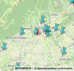 Mappa Via Aldo Moro, 31017 Crespano del Grappa TV, Italia (2.59714)