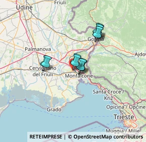 Mappa Via IV Novembre, 34077 Ronchi dei Legionari GO, Italia (9.4575)