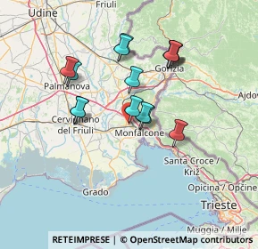 Mappa Via IV Novembre, 34077 Ronchi dei Legionari GO, Italia (12.13)