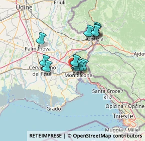 Mappa Via IV Novembre, 34077 Ronchi dei Legionari GO, Italia (9.84769)