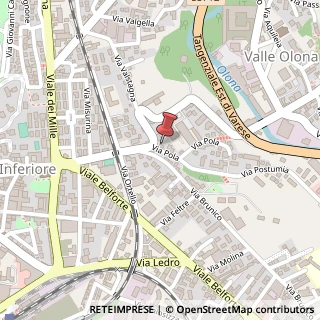 Mappa Via Pola, 1, 21100 Varese, Varese (Lombardia)