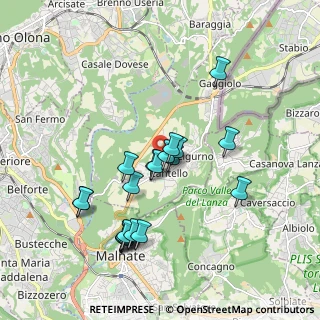 Mappa Via del Nevedro, 21050 Cantello VA, Italia (1.773)