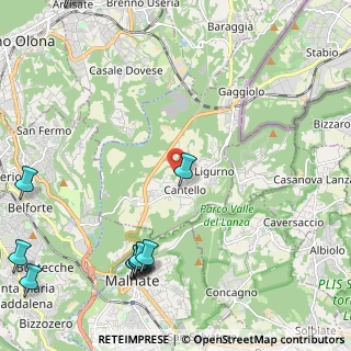 Mappa Via del Nevedro, 21050 Cantello VA, Italia (3.28)
