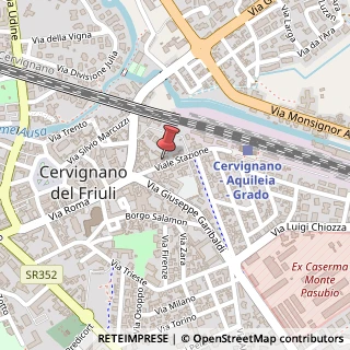 Mappa Viale Stazione, 132, 33052 Cervignano del Friuli, Udine (Friuli-Venezia Giulia)