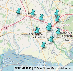 Mappa Viale Stazione, 33052 Cervignano del Friuli UD, Italia (6.48417)