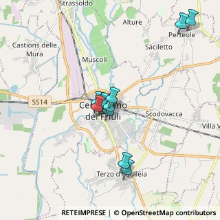 Mappa Viale Stazione, 33052 Cervignano del Friuli UD, Italia (1.50545)