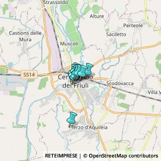 Mappa Viale Stazione, 33052 Cervignano del Friuli UD, Italia (0.56273)