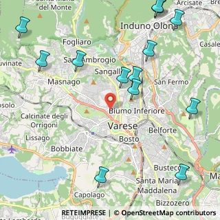 Mappa Via Hermada, 21100 Varese VA, Italia (2.82923)