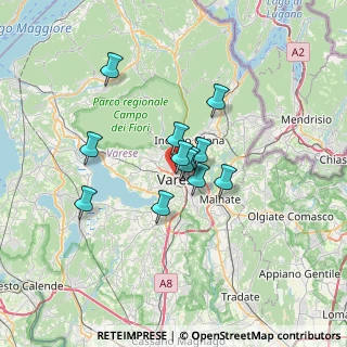Mappa Via Hermada, 21100 Varese VA, Italia (4.66083)