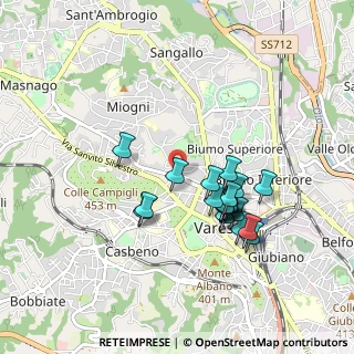 Mappa Via Hermada, 21100 Varese VA, Italia (0.7925)
