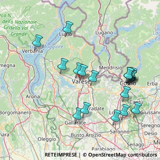 Mappa Via Hermada, 21100 Varese VA, Italia (17.52211)