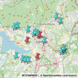 Mappa Via Hermada, 21100 Varese VA, Italia (4.356)