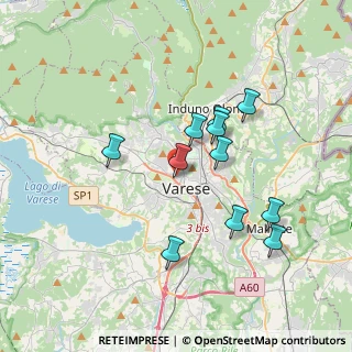 Mappa Via Hermada, 21100 Varese VA, Italia (3.24)