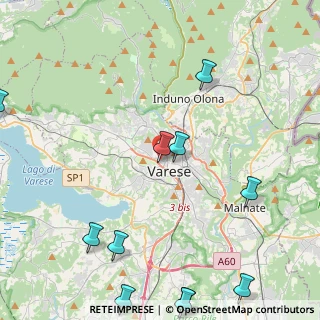 Mappa Via Hermada, 21100 Varese VA, Italia (6.27667)