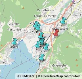 Mappa Via Ca' Colombera, 24062 Costa Volpino BG, Italia (1.245)