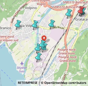 Mappa Via Ca' Colombera, 24062 Costa Volpino BG, Italia (1.11091)