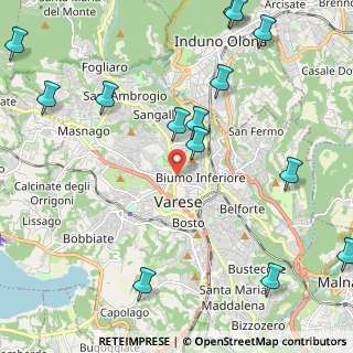 Mappa Via Cesare Paravicini, 21100 Varese VA, Italia (2.87643)
