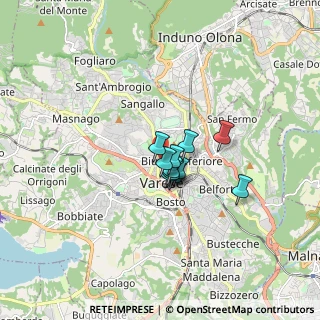 Mappa Via Cesare Paravicini, 21100 Varese VA, Italia (0.88455)