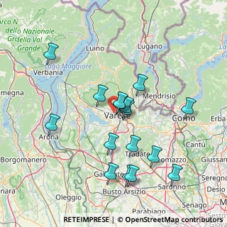 Mappa Via Monte Tabor, 21100 Varese VA, Italia (14.43938)