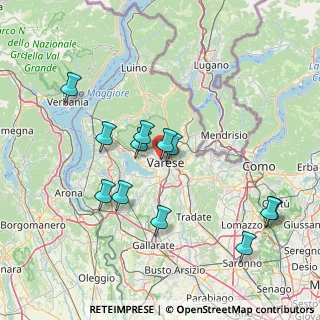 Mappa Via Monte Tabor, 21100 Varese VA, Italia (14.81083)