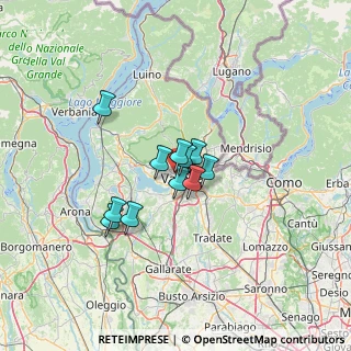 Mappa Via Monte Tabor, 21100 Varese VA, Italia (8.37182)