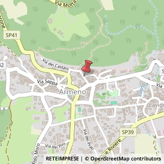 Mappa Via Chedini,  9, 28011 Armeno, Novara (Piemonte)