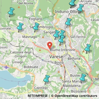 Mappa Piazza Papa Giovanni XXIII, 21100 Varese VA, Italia (2.84846)