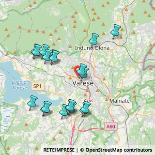 Mappa Piazza Papa Giovanni XXIII, 21100 Varese VA, Italia (4.19421)