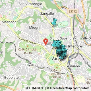 Mappa Piazza Papa Giovanni XXIII, 21100 Varese VA, Italia (0.7815)