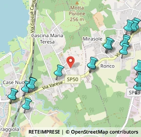 Mappa Via delle Motte, 21027 Ispra VA, Italia (0.725)