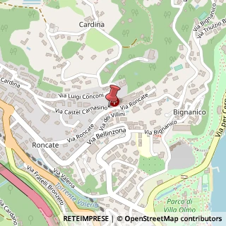 Mappa Via Castel Carnasino, 10, 22100 Como, Como (Lombardia)