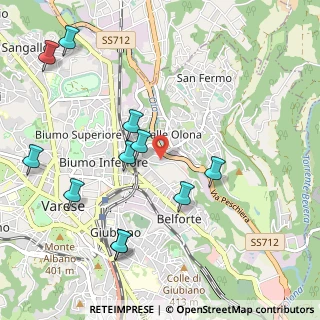 Mappa Via Pola, 21100 Varese VA, Italia (1.16)