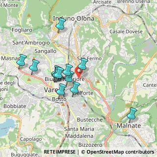 Mappa Via Pola, 21100 Varese VA, Italia (1.67538)