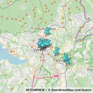 Mappa Via Pola, 21100 Varese VA, Italia (1.90182)